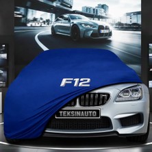 ULTRASHOP Bmw 6 Serisi F12 (2011-2018) Kumaş Oto Branda Araç Brandası Mavi Renk Kumaş Penye Araba Brandası Pratik Araç Örtüsü