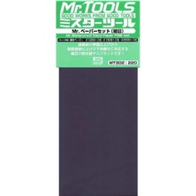 Mr.hobby MT-302 Su Geçirmez, Kum Zımparası Seti, Ince, (NO.1200X2, NO.1500X2, NO.2000X2)