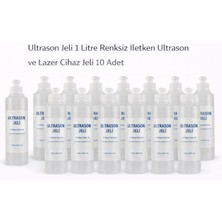 Urfakent Ultrason Jeli 1 Litre Renksiz Iletken Ultrason ve Lazer Cihaz Jeli 10 Adet