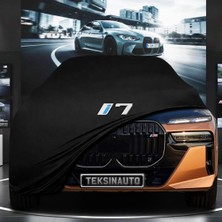ULTRASHOP Bmw I7 (2023-) Kumaş Oto Branda Araç Brandası Siyah Renk Kumaş Penye Araba Brandası Pratik Araç Örtüsü