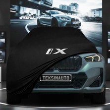 ULTRASHOP Bmw Ix1 (2022-) Kumaş Oto Branda Araç Brandası Siyah Renk Kumaş Penye Araba Brandası Pratik Araç Örtüsü