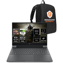 Hp Victus 15 Amd Ryzen Aı 5 340 40GB 512GB SSD RTX5050/8GB 15.6" Fhd 144Hz Fdos Taşınabilir Bilgisayar & Per4 Çanta CA8E7EAPN326