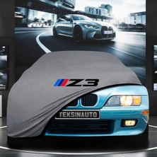 ULTRASHOP Bmw Z3 E36 Roadster (1995-2002) Kumaş Oto Branda Araç Brandası Gri Renk Kumaş Penye Araba Brandası Pratik Araç Örtüsü