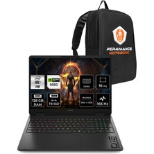 HP Omen 16 Core 7 240H RTX 5060 8GB 128GB RAM 4TB SSD 16" FHD+ 165Hz FreeDOS BQ1Z0EAPN359 Gaming Laptop + Per4 Çanta
