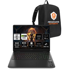 Hp Omen 16 Intel Core 7 240H 96GB 4tb+4tb SSD RTX5060/8GB 16" Fhd+ 165Hz W11H Taşınabilir Bilgisayar & Per4 Çanta BQ1Z0EAPN414