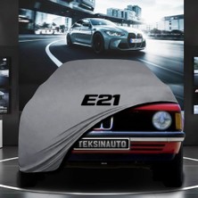 ULTRASHOP Bmw 3 Serisi E21 (1975-1981) Kumaş Oto Branda Araç Brandası Gri Renk Kumaş Penye Araba Brandası Pratik Araç Örtüsü