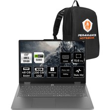 Lenovo Loq Essential i5 13450HX RTX 5060 8GB Gaming Laptop 48GB RAM 256GB SSD 15.6" FHD 144Hz Win11 Pro + Per4 Çanta 83SC000TTRP370