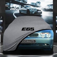 ULTRASHOP Bmw 7 Serisi E65 Short (2001-2008) Kumaş Oto Branda Araç Brandası Gri Renk Kumaş Penye Araba Brandası Pratik Araç Örtüsü
