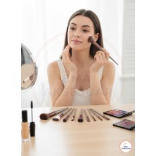 BMA Takı 13 Parça Profesyonel Makyaj Fırçası Seti | Yumuşak Kıllı, Ergonomik Saplı, Eksiksiz Makyaj