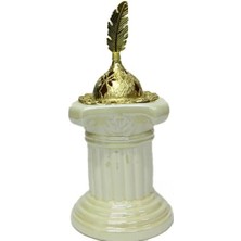 Epilons Buhurdanlık Seramik Altın Kapak Dekorlu