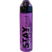 Noki Su Matarası Tritan Auto Kapak Soft Touch Askılı 630 ml