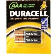 Aesco Duracell Alkalin Pil Aaa 2'' Li Paket