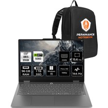 Lenovo Loq Essential Intel Core I5 13450HX 96GB 1tb SSD RTX5060/8GB 65W 15.6" Fhd 144Hz W11P Taşınabilir Bilgisayar & Per4 Çanta 83SC000TTRP381