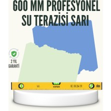 Zero Land Hnrlishp Fesyonel 600 mm Su Terazisi Duvar ve Montaj Işleri Için