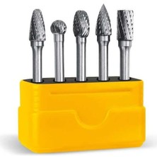 Aesco Sgs 2156 Karbür Freze Seti 8 mm 5 Parça