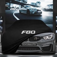 ULTRASHOP Bmw M3 F80 (2014-2018) Kumaş Oto Branda Araç Brandası Siyah Renk Kumaş Penye Araba Brandası Pratik Araç Örtüsü