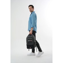 Benitto Kids Cambridge Polo Club Minimalist Tasarım Unisex Çok Gözlü Sırt Çantası