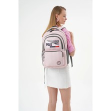 Benitto Kids Benittokids Cambridge Polo Club Minimalist Tasarım Unisex Çok Gözlü Sırt Çantası