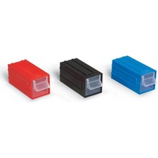 Aesco Portbag PÇ010 Çekmece Mavi-Kırmızı