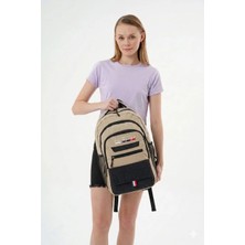 Benitto Kids Cambridge Polo Club Minimalist Tasarım Unisex Çok Gözlü Sırt Çantası