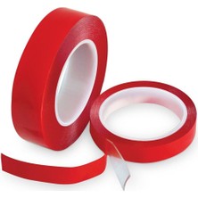 Aesco Sgs 2520 Şeffaf Çift Taraflı Silikonize Bant 18 mm 2 Metre