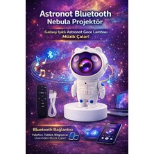 Rose Teknoloji Astronot Yıldız Galaksi Projektör Gece Lambalı Uzaktan Kumandalı Nebula Işık