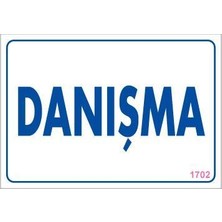 Aesco Danışma Uyarı Levhası 17,5X25 KOD:1702