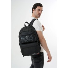 Benitto Kids Cambridge Polo Club Minimalist Tasarım Unisex Çok Gözlü Sırt Çantası