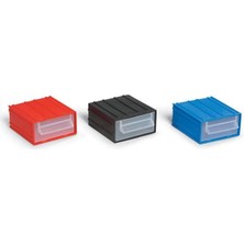 Aesco Portbag PÇ011 Çekmece Mavi-Kırmızı