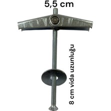 Aesco Alçıpan Askı Dübel Yaylı 12X80 5 Adet