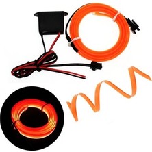 Ip Neon LED 2 Metre  Turuncu   ( 276812 ) Oto Aksesuar Premium