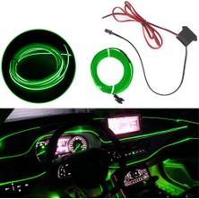 Ip Neon LED 2 Metre  Yeşil   ( 002645 ) Oto Aksesuar Premium