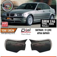 Bmw 3 Seri E46 98-05 Yarasa Ayna Kapağı P.black Oto Aksesuar Premium