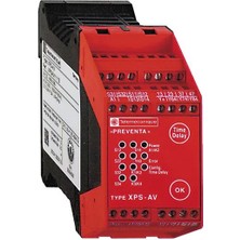 XPSAV11113 | Schneider Electric Tek/çift Kanallı Acil Durdurma Emniyet Rölesi, 24V