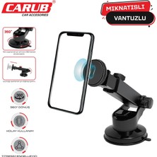Mıknatıslı Telefon Tutucu Vantuzlu Uzayan Kollu Oto Aksesuar Premium
