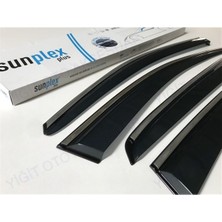 Vw Golf 5-6-7 2003- Kromlu Cam Rüzgarlığı 4lü Oto Aksesuar Premium