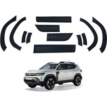 Dacıa Duster  18-24  Dodik Set Düz ( Kapı Korumalar Dahil ) 12 Parça Oto Aksesuar Premium