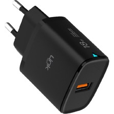 Storemax Toptassell Linktech C304 18W Qc3.0 USB Şarj Adaptörü Siyah