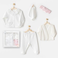 Urfakent AC25650 Cuddly Bunny Bear 5'li Hastane Çıkışı Ecru Pink