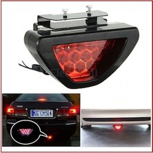 Fren Lambası F1 Üçgen Çakar Ledli Kırmızı 12V Oto Aksesuar Premium