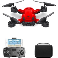 Storemax Toptassell Başlangıç Drone 720P Hd Kameralı Drone Katlanabilir Taşıma Çantalı 4 Pervaneli Havada Sabit Kalma Özellikli (Kırmızı)