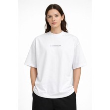 Camblys Unisex 41 x Mashallah Özel Tasarım Ön Baskılı Oversize Kalın Kumaş Bol Kesim Pamuklu T-Shirt