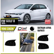 Vw Golf 8 2020- Yarasa Ayna Kapağı P.black Oto Aksesuar Premium