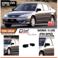 Honda Cıvıc 2002-2005  Yarasa Ayna Kapağı Oto Aksesuar Premium