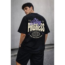 Camblys Progress Baskılı Oversize T-Shirt