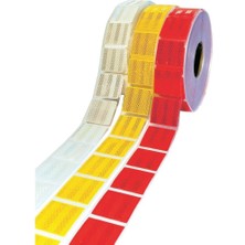 Reflektif Petekli Parçalı Fosfor Bant 51MM x 50MT Kırmızı C E1 104 R** Belgeli Oto Aksesuar Premium