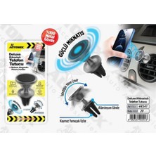 Telefon Tutucu Deluxe Mıknatıslı Izgaraya Geçme Oto Aksesuar Premium