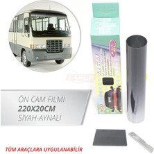 Cam Filmi Ön 220CMX20CM Siyah Aynalı Oto Aksesuar Premium