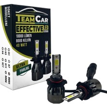 Effectıve 9005 LED Xenon 12V-24V Kısa Füme Cop 40W 10000LM 8000K Oto Aksesuar Premium