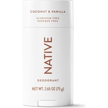 Native Coconut & Vanilla Alüminyumsuz Stick Deodorant 75GR